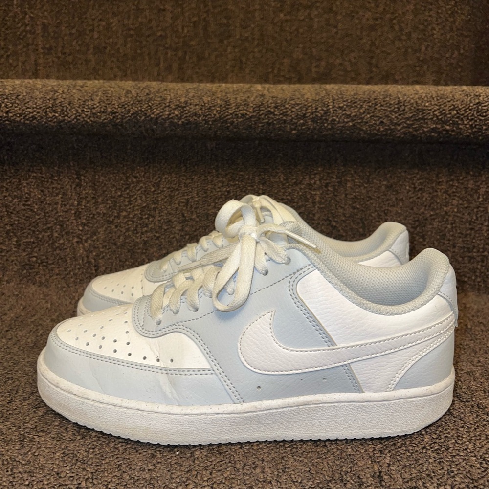 Nike Women's Sneakers - White, Blue/Light Gray